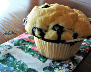 Un dolce ai mirtilli