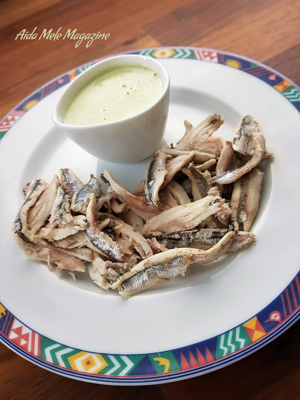Alici con salsa golosa e leggera