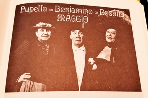 Pupella Maggio con i fratelli Beniamino e Rosalia